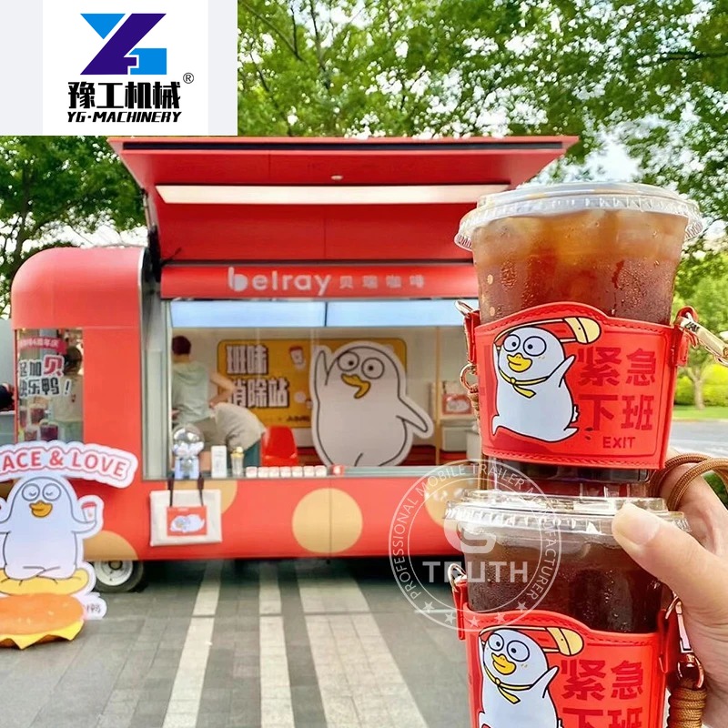 Coffee Equipment In China - Dostosowane chińskie przyczepy gastronomiczne, w pełni