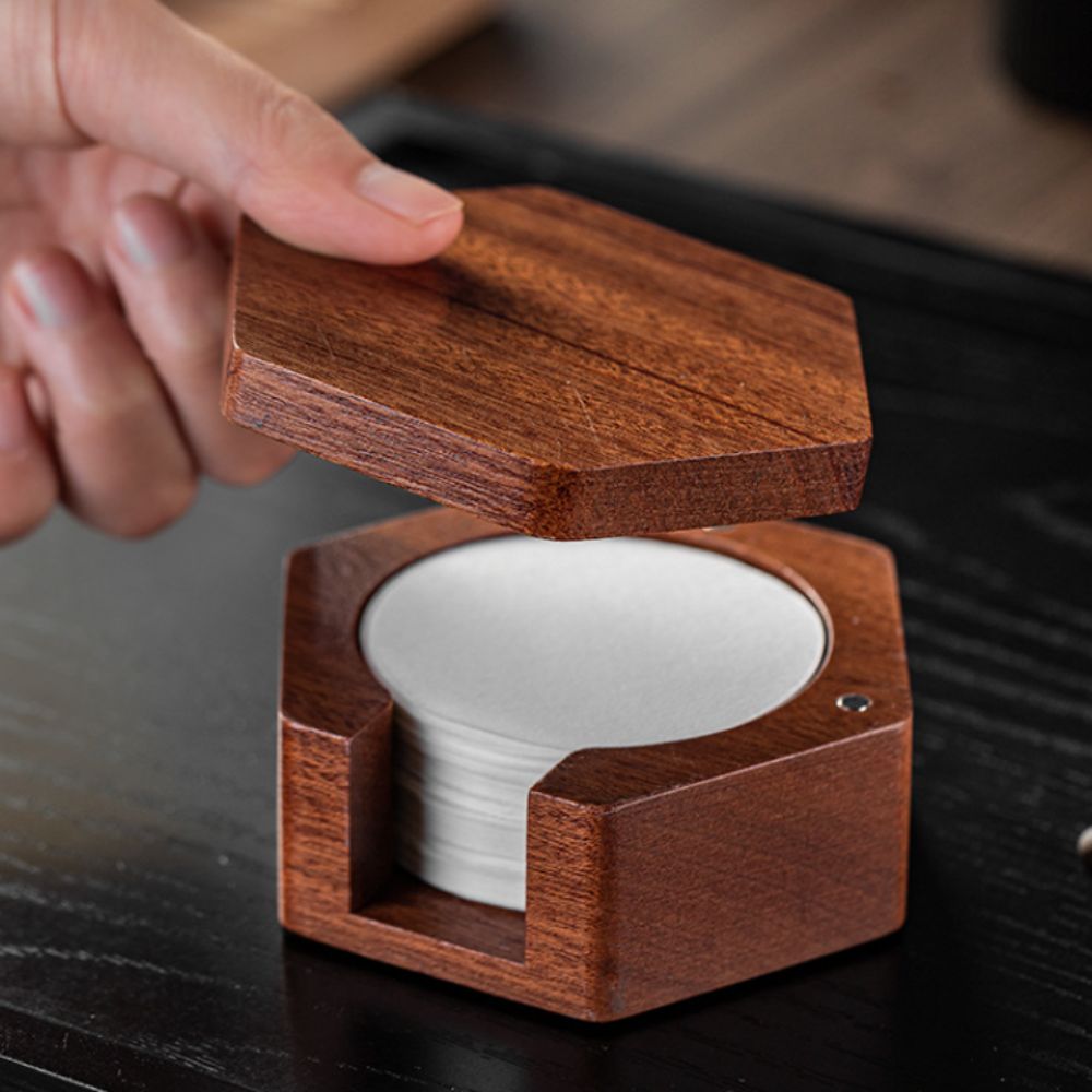 Pudełko na filtry do kawy z li – Coffee Equipment Organizer recenzja i cena