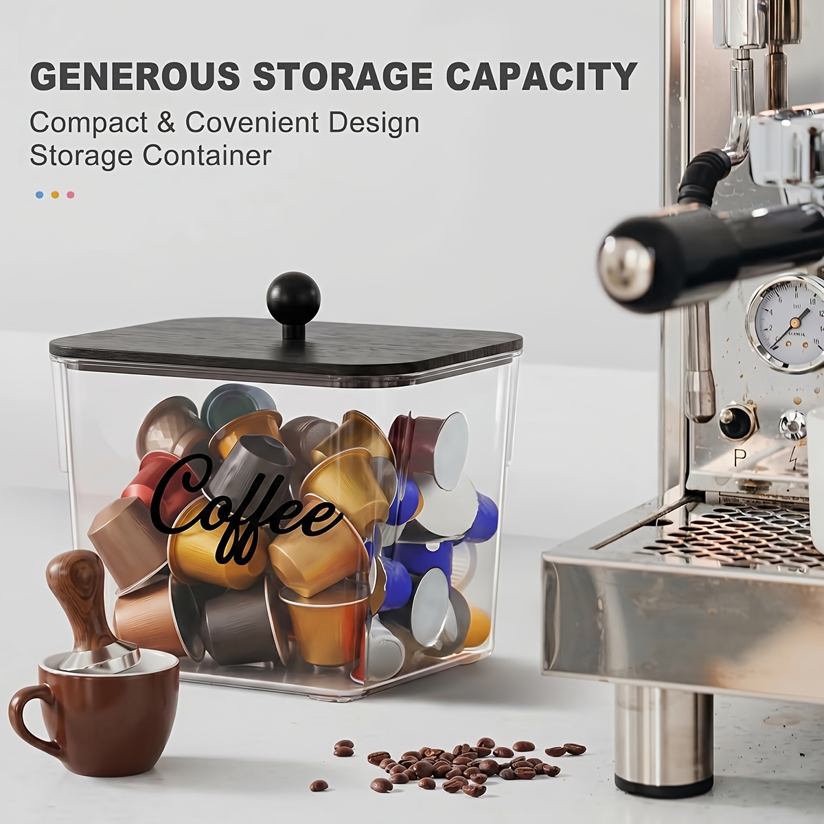 Pojemnik na kapsułki z pokrywk – Coffee Equipment Organizer recenzja i cena